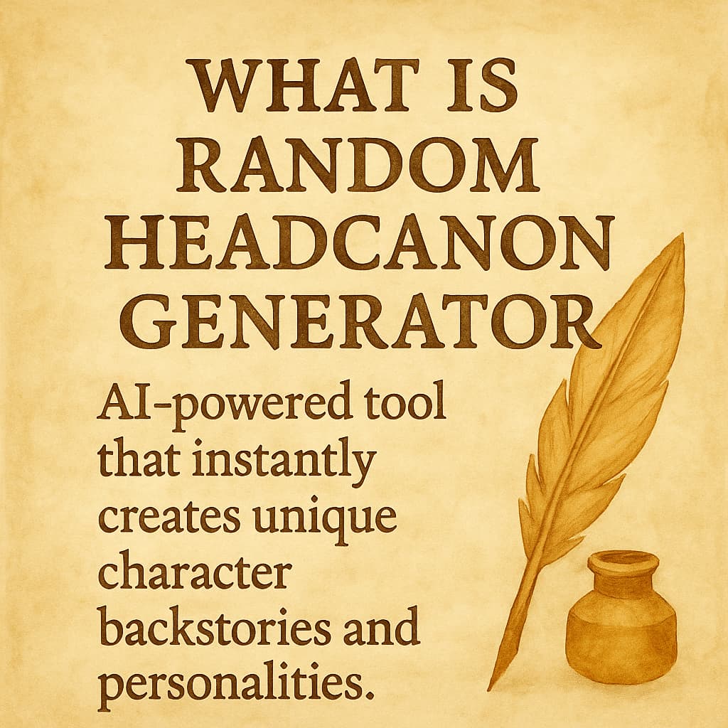 what is Random Headcanon Generator
